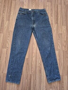 Carhartt Men's Blue Cotton Denim Jeans